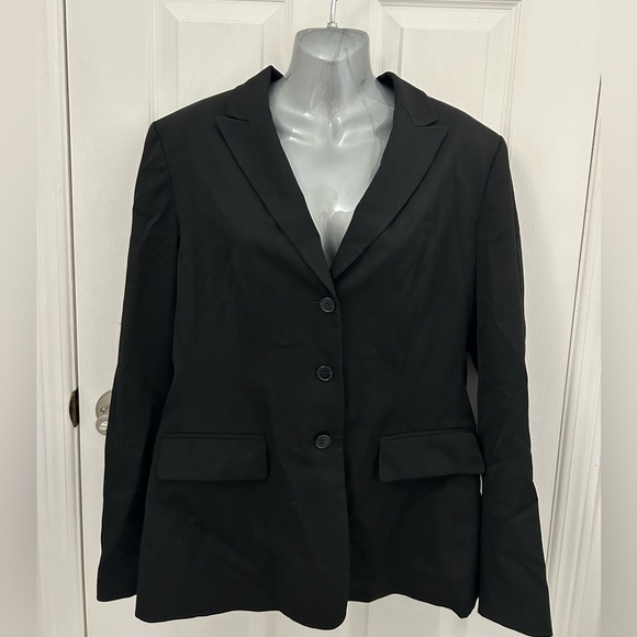 Anne Klein Classic Black Women's Blazer, Sz XL - Picture 1 of 8